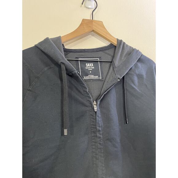 SAXX Down Time Hoodie M Sweatshirt Casual Normcore Streetwear Y2K 90s Sk8 Urban - Picture 5 of 16